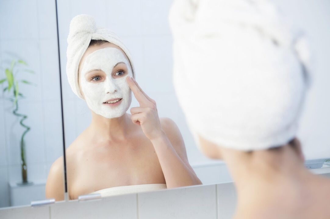 apply a rejuvenating face mask